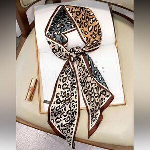 Leopard Print Scarf S39